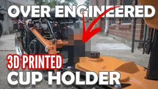 Over Engineered 3D Printed Honda Ruckus Cupholder #smallenginevelocity #3dprinting #scooter