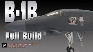 Revell B-1B Bomber Aircraft Model Build