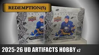 Looking for Redemption(s) - Upper Deck 2025-26 Artifacts Hockey Cards - Double Hobby Box Break