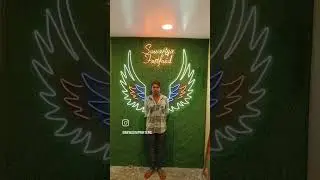 Led Neon Wings Installation #neon #wings #selfie  All over india delevery available Plz Like & Subsc