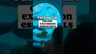 Add these cruise excursion essentials to your next cruise&rsquo;s packing list!!! 🛳️ #cruisetips #cruise