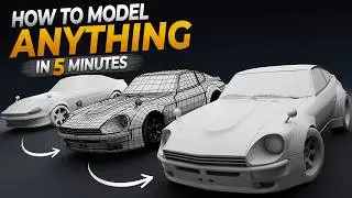 How to 3D Model Anything in 5 Minutes