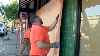 Small Bay Area Businesses Again Board Up Storefronts as Looting Continues