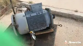 Cooling Tower Motor Installation with Gear Box // Real Challenging Work // On Field Experience🔥🔥🔥
