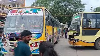 Mettupalayam Bus Stand to Coimbatore Gandhipuram Bus Travel | Private Bus Trip Via Karamadai