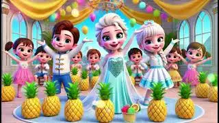 Pineapple Party with Elsa | A Tropical Twist on Frozen Fun
