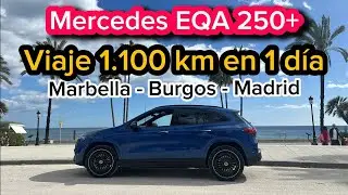 Viaje de 1.100 km en 1 día con Mercedes EQA 250+ 2024 con 503 km WLTP #testdrive