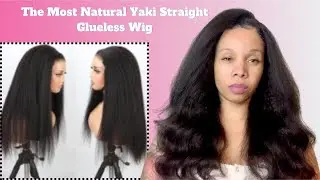Wigs for Big Heads (XL-XXL capsize; 24-25 inches CIR) - Amazon Domiso Wear and Go Kinky Straight Wig