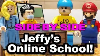 SML Lego: Jeffy's Online School! (Side By Side)