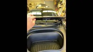 Tesla Model 3 Highland auto closing frunk