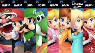 The Gang tourtures Wario: Super Smash Bros. Ultimate