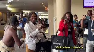 Indlondlo Zulu Dancers Welcoming CIGFARO Delegates at Durban ICC