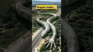 White Dragon Snake😵|#shorts #youtubepage #animals #snake #dragonsnake #watersnake #amazingsnake