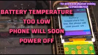 Common keypad Phone Battery Temperature too low Itel 2166, or Tecno Phones