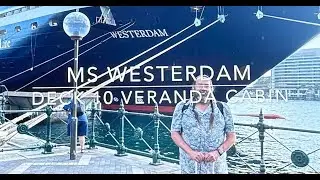 MS WESTERDAM VERANDA  BALCONY CABIN DECK 10 spa #hollandamerica #cruise #westerdam
