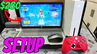 I set up an Xbox One S to play Fortnite