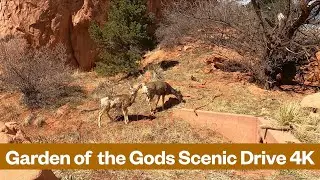 Garden of the Gods scenic drive 4K (CO)
