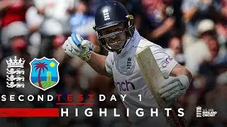 Ollie Pope Scores 121! | Highlights - England v West Indies Day 1 | Rothesay Test 2024