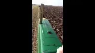 1950 Oliver 77 row crop tractor plowing with an Oliver 4340 3-14 plow pt2