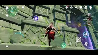 Genshin Impact | Araumi Thunder barrier with Ruin Guard