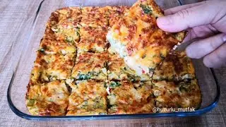 YUFKASIZ YOĞURMASIZ SEBZELİ BÖREK 🌺