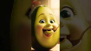 Magical Avocado 🥑 | Whimsical ASMR Pixar-Style Animation Short #shorts #youtubeshorts #asmr#feeding