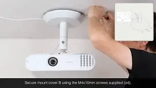 How to Install EB-U50 series Ceiling/ Wall Mount