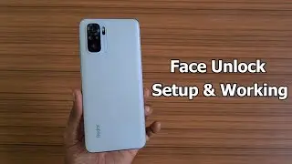 Redmi Note 10 | Note 10 Pro Face Unlock Setup & Working