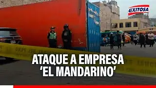 🔴🔵 Ataque a empresa El Mandarino: Dos conductores resultaron heridos en atentado a plena luz del d&iacute;a