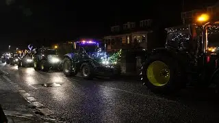 Welshpool Illuminated Tractor Run 2022 (4K)