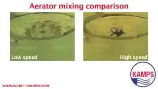 R&D : Mixing, low speed vs high speed aerators