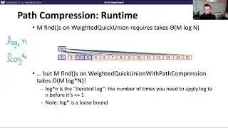 CSE 373 20au, Lesson 20 Video 2: Path Compression