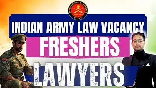 Vacancy for Freshers | Indian Army Jobs | LLB Jobs | Salary:- 56,100 #indianarmy