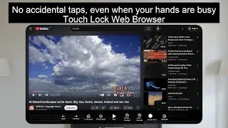 Touch Lock Browser – Best Video App for YouTube & Netflix on Apple Vision Pro