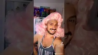 #BichinWigs Pink Cotton Candy Pinup Burlesque Wig Styling #wig #wigstyling #wigs #tutorial #howto