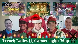 French Valley Christmas Lights Map 2025 by David Serpa