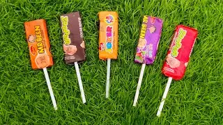 Lollipops Unpacking ASMR 🍭 Chupa Chups Big Babol, Alpenliebe Lollipop, Watermelon Lollipop