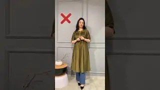 Tips to wear kurti with jeans #niketaofficial #shorts