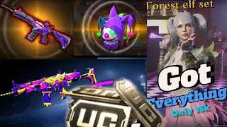 Luckiest Crate Opening Ever 😱🔥|Strategy💀| 3K UC, Forest Elf set 💀| Got everything in 15K❤️