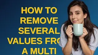 Salesforce: How to remove several values from a multi picklist in the Salesforce flow?