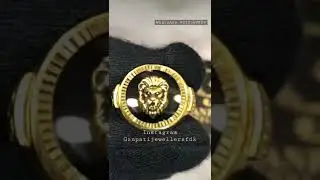 Lion Ring | Latest Gold Rings | Mens Ring | Gold Rings Hallmark | Versace #latestjewellery #rings