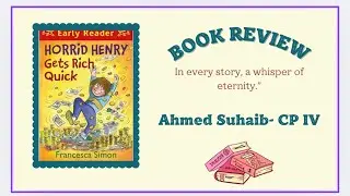 One Minute Book Reviewl#67 Ahmed Suhaib - CP IV | The International School Of Thrissur