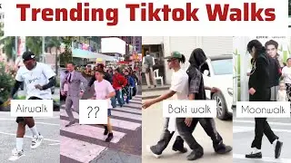 Michael Jackson Moonwalk  and more 🔥🦵🌙Trending Tiktok Walk Compilation 