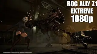 ROG ALLY Z1 EXTREME Stellar Blade with mod gameplay Fighting juggernaut