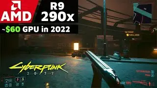 Cyberpunk 2077 | AMD 290x | i9 9900K | 4K Gameplay