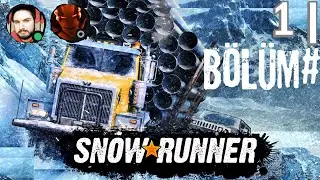 SnowRunner Kamyon ve Çamur ilk oynanış Ama saplanıyoruz :d Bölüm# 1 -Türkçe