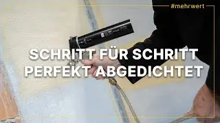 Die ultimative Arbeitsanleitung f&uuml;r deine Nasszelle | 1. S&auml;ule Verbundabdichtung