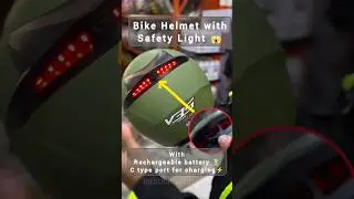 Bike Helmet with Safety Light 🏮 | 2024 |