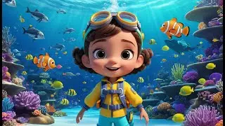 Swimming Song &ndash; Crystal Wave Kingdom | Fun Water Adventure Rhyme for Kids | Nursery Rhymes for