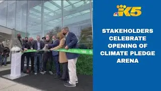 Stakeholders celebrate opening of Climate Pledge Arena at Seattle Center